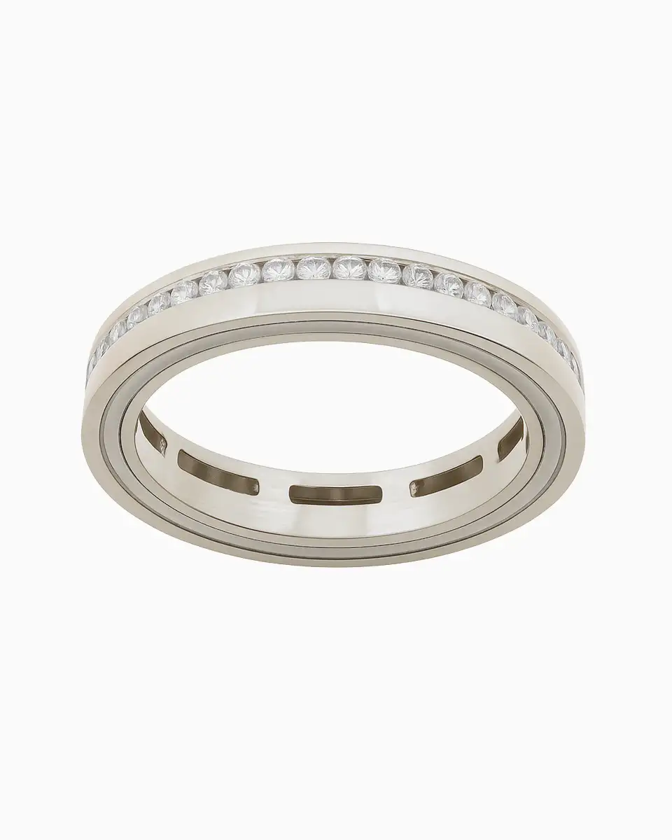 Anel Simbiose Prata Trans